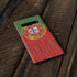 Portuguese Flag Dark Wood Galaxy S10 Plus Skin